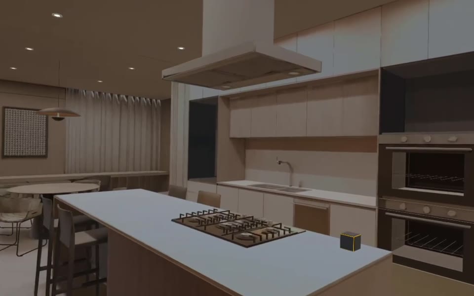 Interior del departamento modelo Levana Contraforma en VR